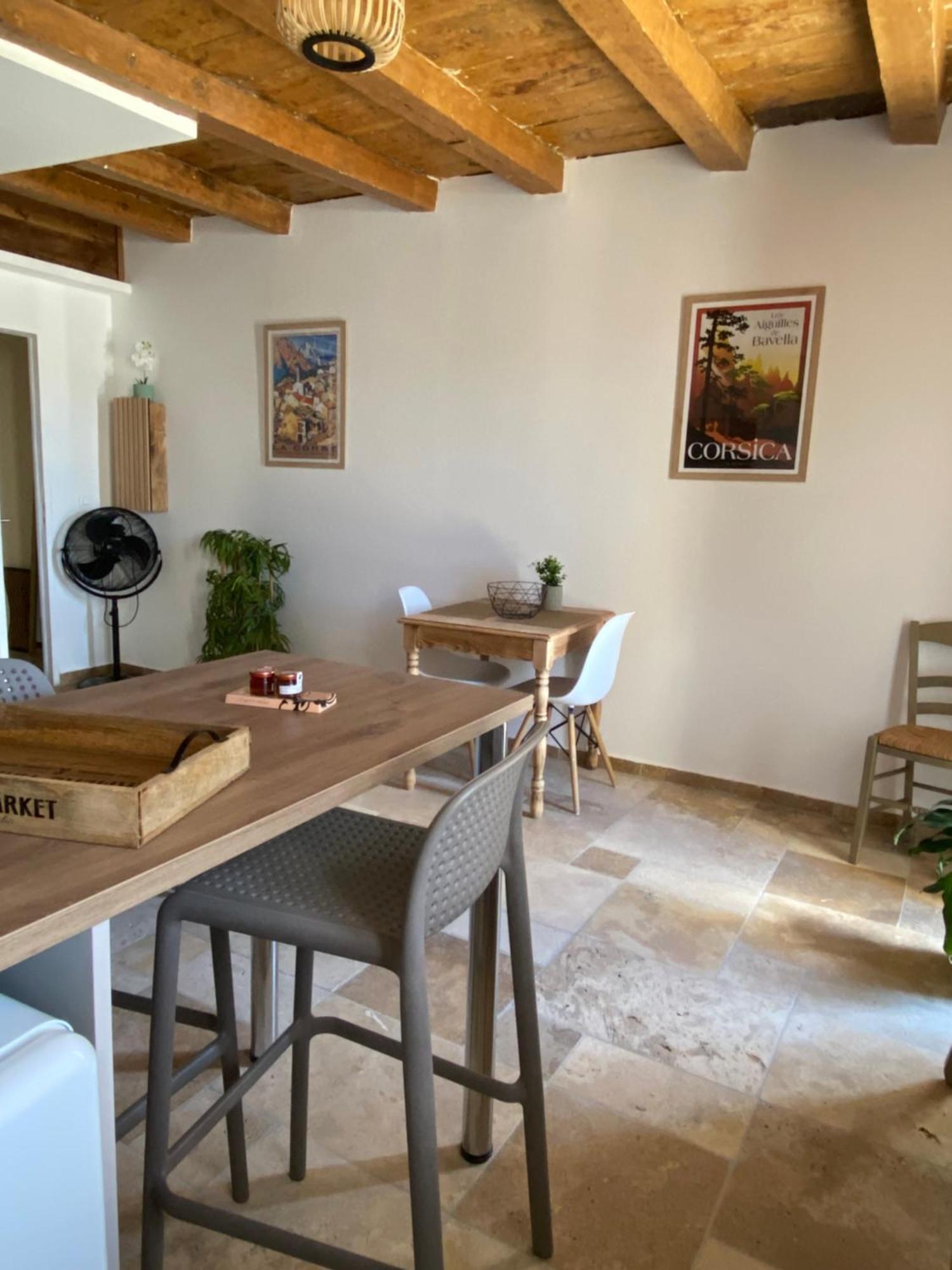 Tres Beau Studio Avec Terrasse Zonza Eksteriør bilde